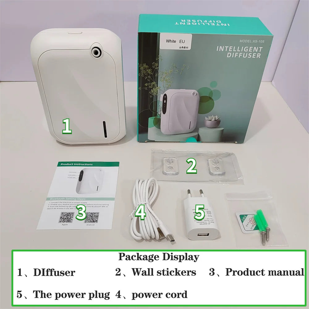 Aroma Diffuser Scent Machine Coverage 200m³ Bluetooth APP Control