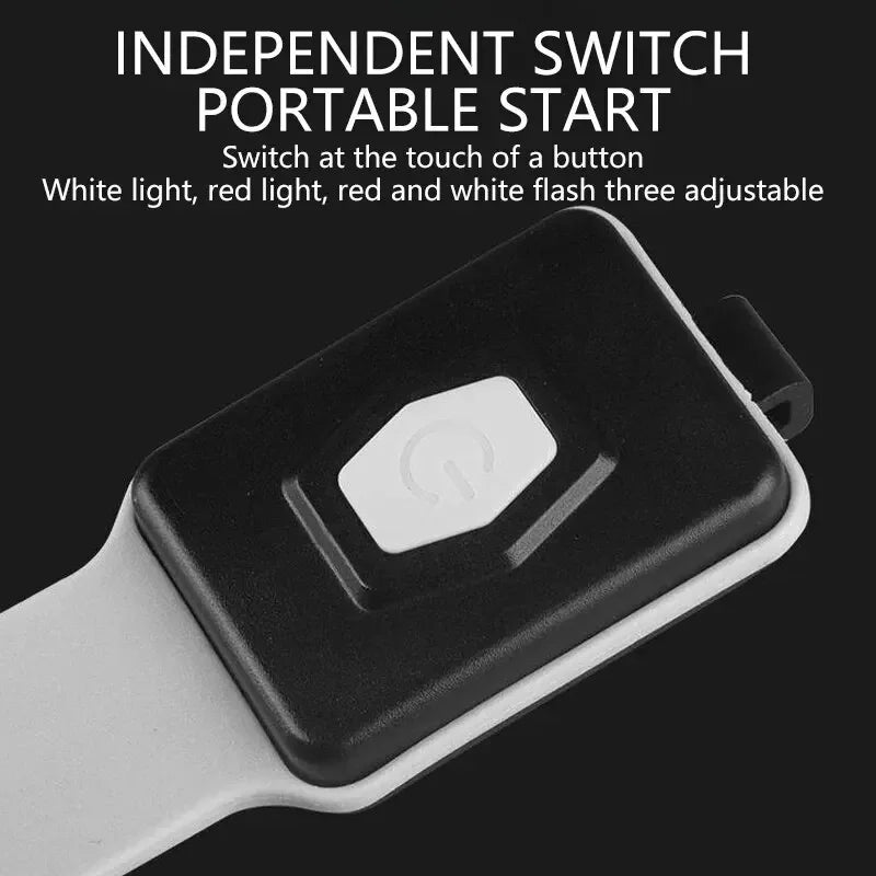 COB LED Armband Light 350mAh 500LM Sport Night Running Warning Arm Leg