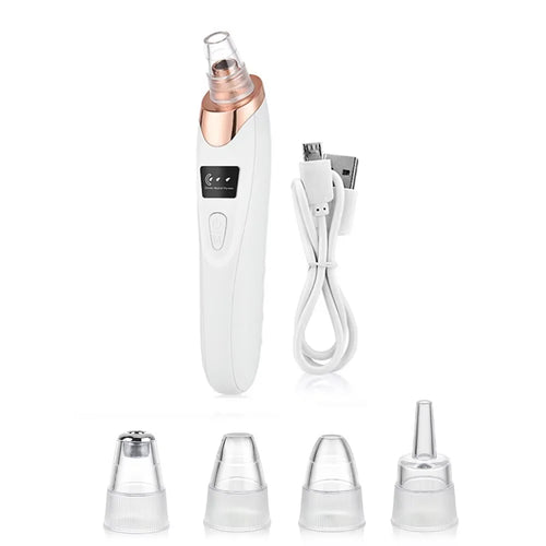 Rechargeable Portable Blackhead Remover Face Vacuum Nose Pore Cleaner