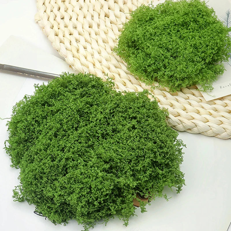 About 20g Artificial Green Plants Polyester Moss Grass Home Living