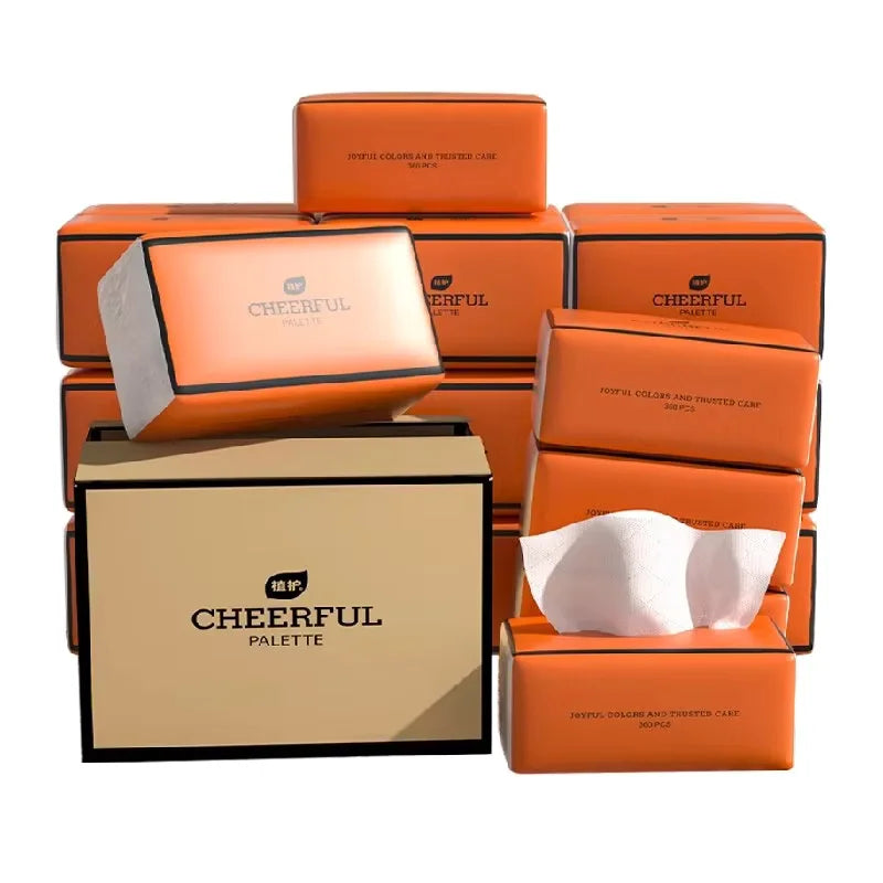 8 Packs of Tissue Paper, Facial Tissues, Paper Towels, Toilet Paper,