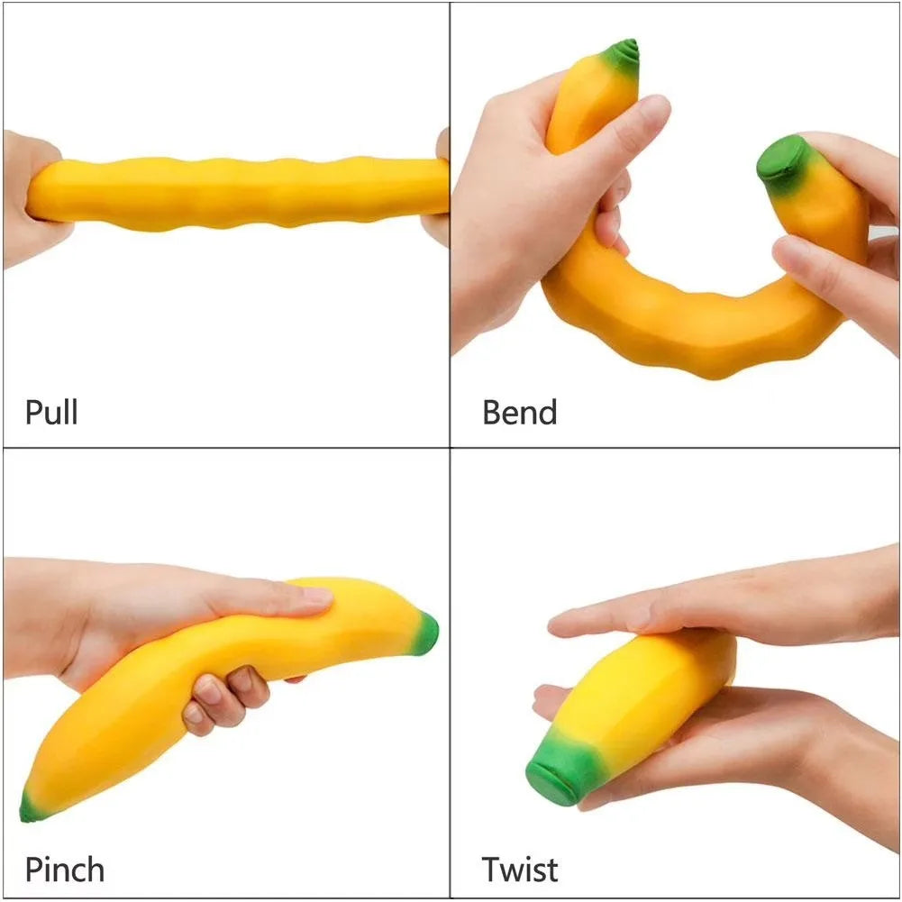 Huge Banana Squishy Stress-Relief Gift Squishy Squeeze Desk Decor