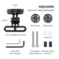 ROCKBROS Bike Bracket Front Light Lamp Holder Aluminum Alloy Extension