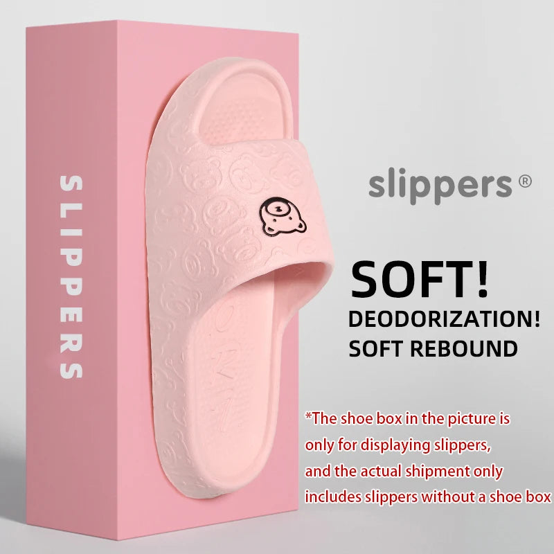 Summer Home Use EVA Slippers for Women Cute Cartoon Design Indoor