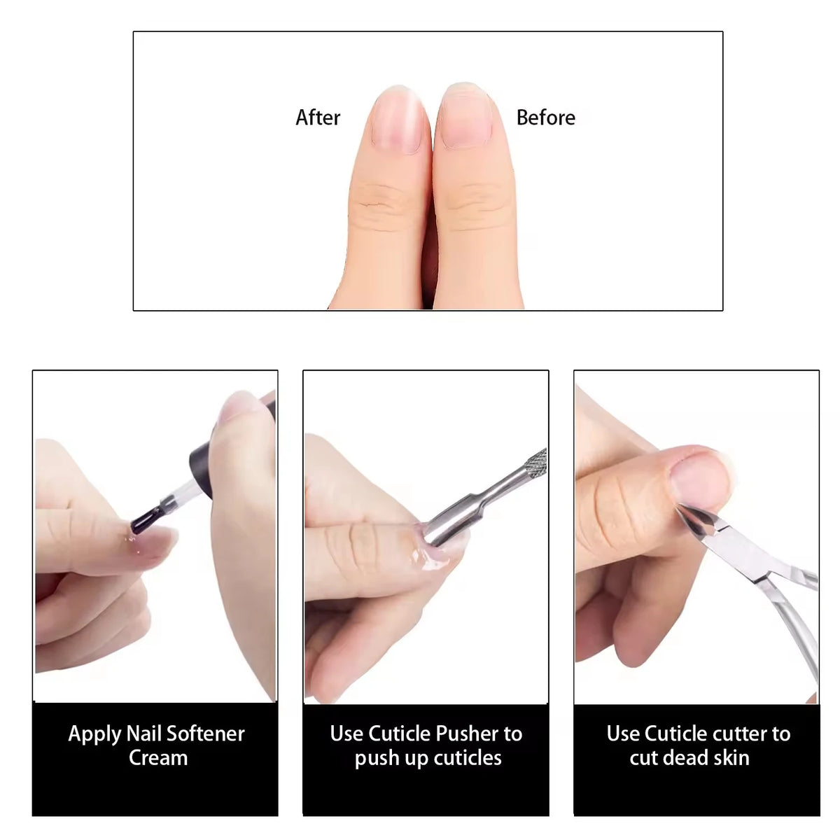 LULAA Cuticle Trimmer Professional Pedicure and Nail Care Tool