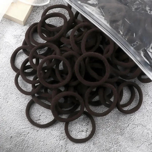50 Pcs Girls Nylon Rubber Bands Elastic Hair Bands Hair Accessories