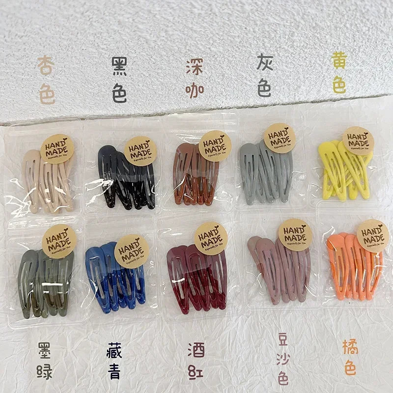 5Pcs/Lot Small BB Clips Delicate Hair Side Clip Simple Bangs Hairpins