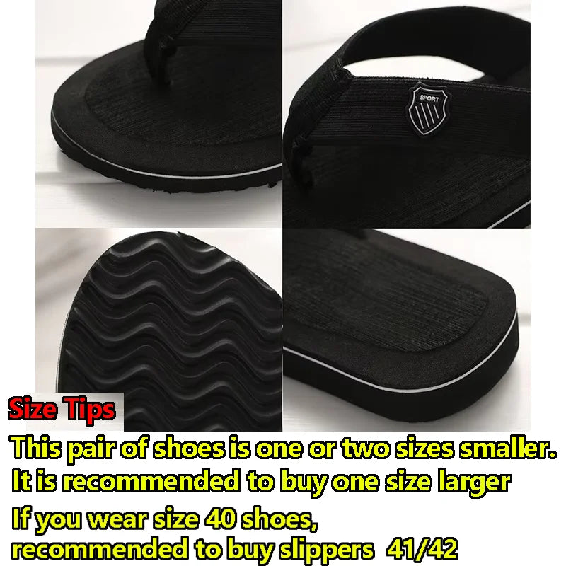 Flip-Flops For Men 2024 Summer Anti-Skid Breathable Home Outdoor