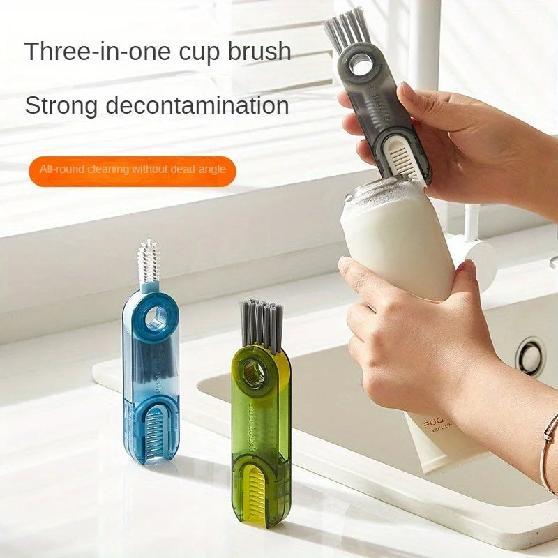 Solid Color Multifunctional Brush, Insulated Cup Brush, Cleaning Cup
