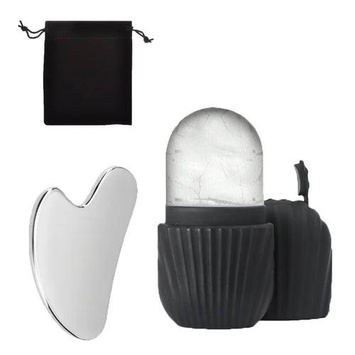 1/3Pcs Facial Cleansing Tool,Heart-Shaped Scraping Tool, Ice Facial