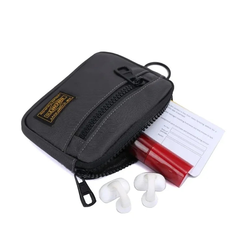 Casual Men's Coin Purse Canvas Zipper Short Wallet Retro Key Holder