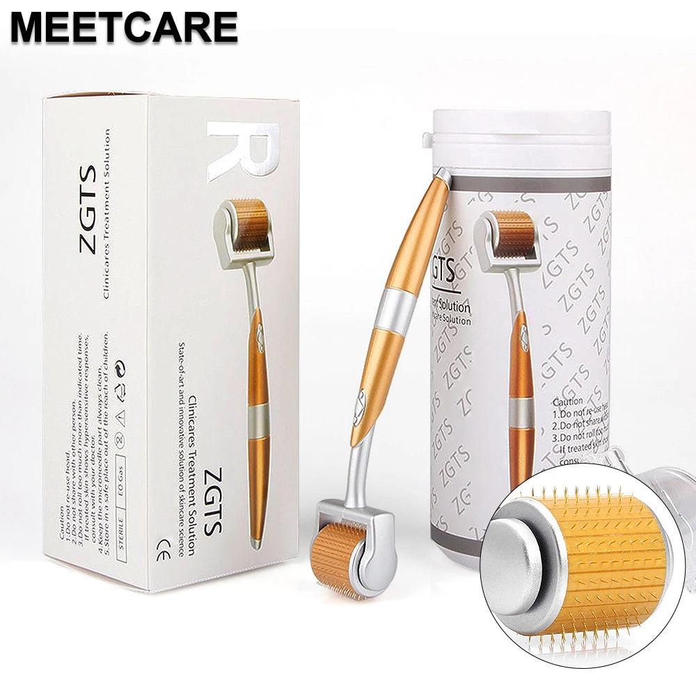 ZGTS Titanium 0.2mm Derma Roller 192 Needles Microneedle System