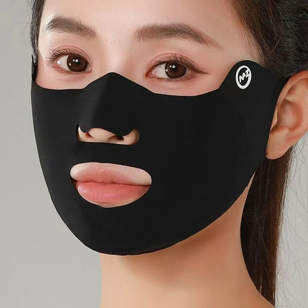 Breathable Ice Silk Mask Washable Dustproof Sunscreen Mask