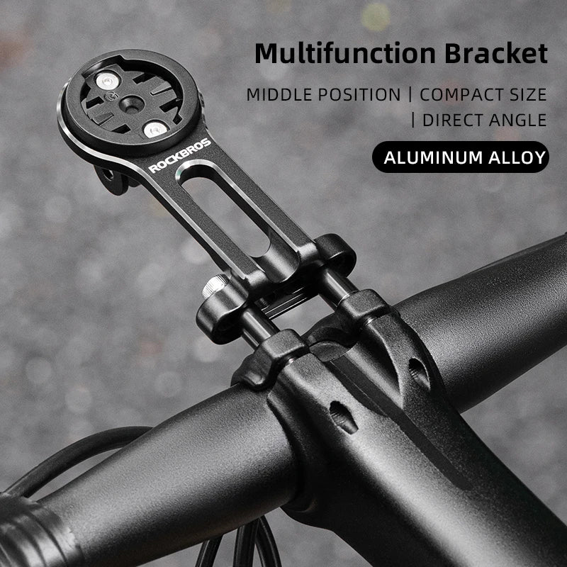 ROCKBROS Bike Bracket Front Light Lamp Holder Aluminum Alloy Extension