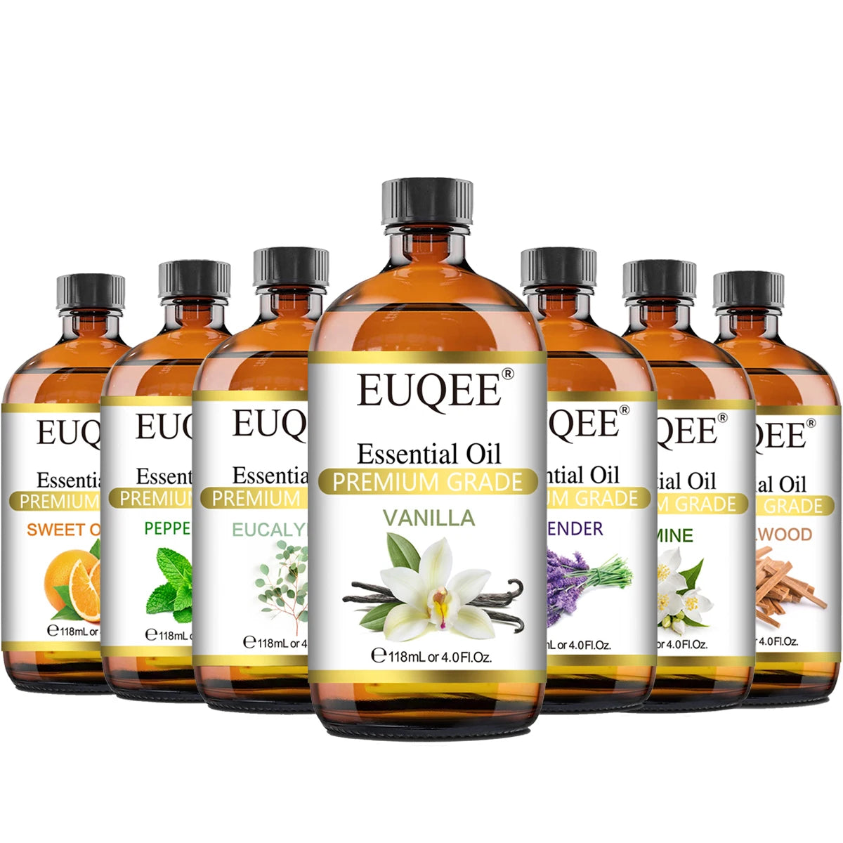 EUQEE 4 Fl Oz Essential Oils for Aromatherapy Humidifiers Aromatic