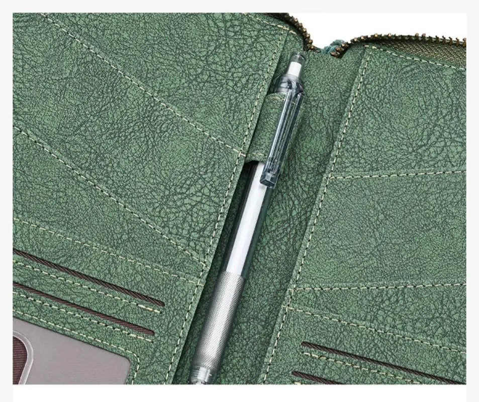 Multi-Functional RFID Blocking Passport Holder, Long Zipper Travel