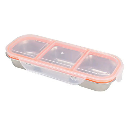 Stainless Steel Mini Compartment Lunch Box for Weight Loss Meals