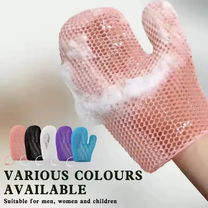 Honeycomb TPU Exfoliating Shower Glove - Quick-Drying Body