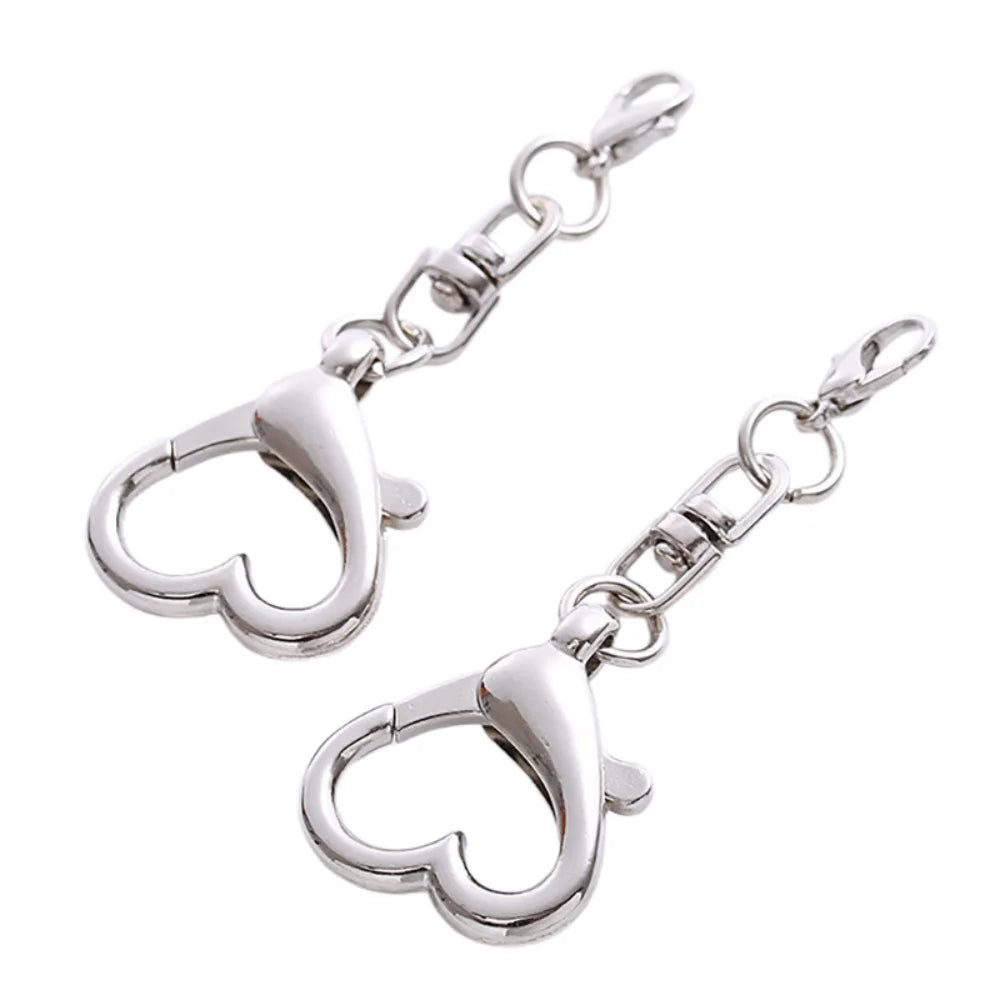 Unique Alloy Heart Keyring Keychain Pendant Heart Shaped