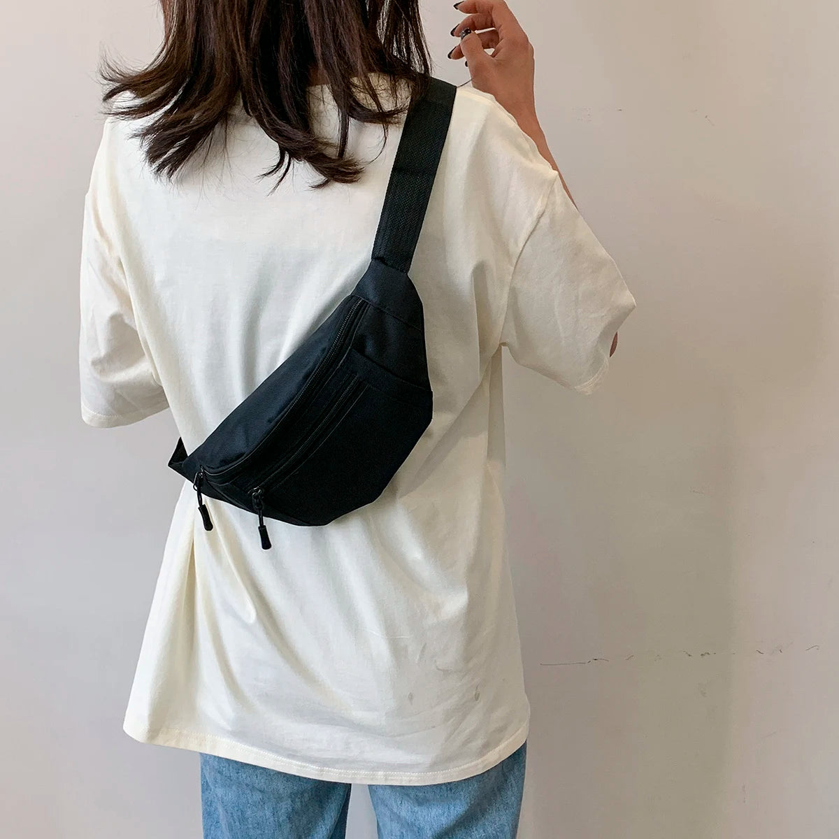 Fanny Pack Sports Festival Workout Traveling Running Large Crossbody