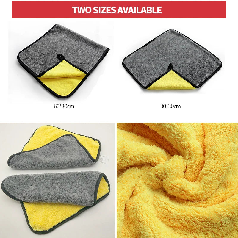 SEAMETAL Microfiber Car Washing Towel High Water Absorption Cleaning