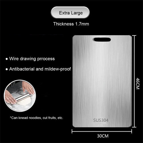 Stainless Steel Panel and Chopping Board Kitchen Household Thickened