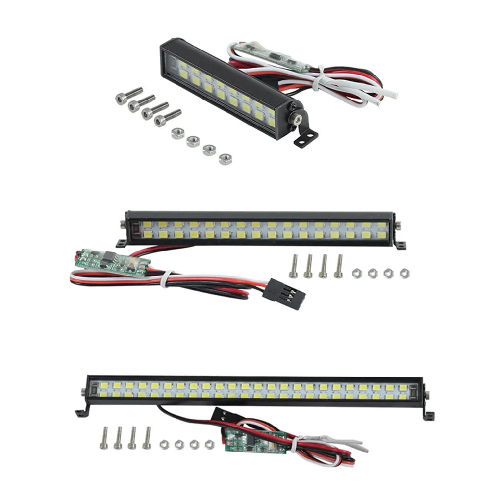 RC Car Super Bright LED Light Bar Roof Lamp CH3 Control for 1/10 RC