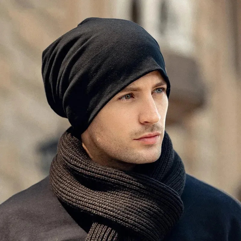 Solid Color Drape-Fit Men's Baseball Cap, Windproof Outdoor Loose