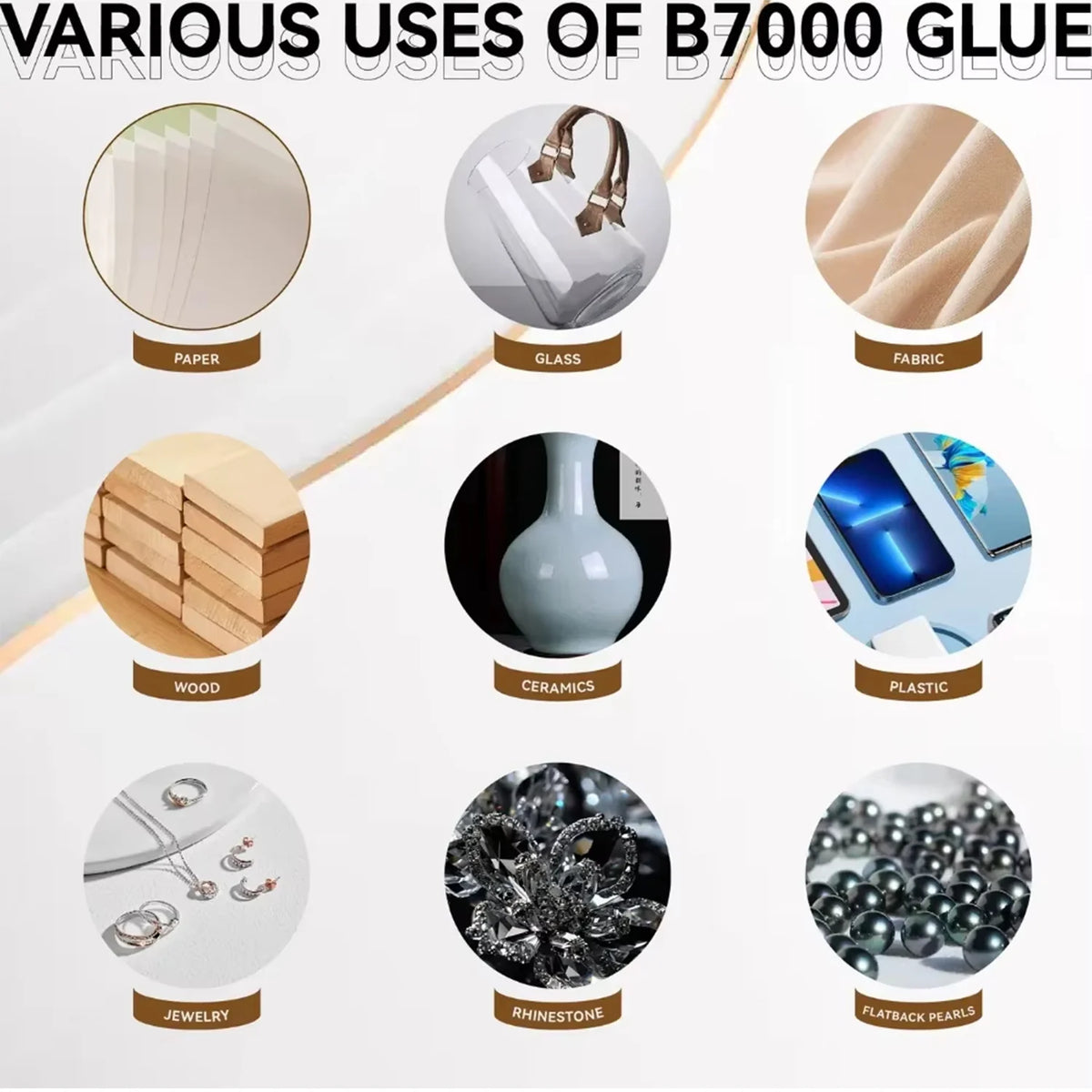 1-10Pcs Loolifl B-7000 Super Glue Safety Materials Epoxy Resin Repair