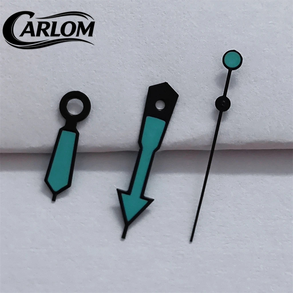 NH Watch Hands For NH35 NH36 NH38 NH39 NH70 Movement Green Luminous