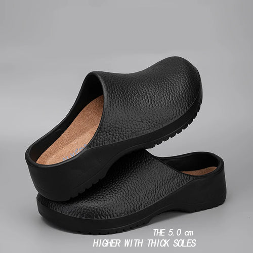 Men Sandals Garden Clogs Waterproof Anti-Slip Oil-Resistant Chef Shoes