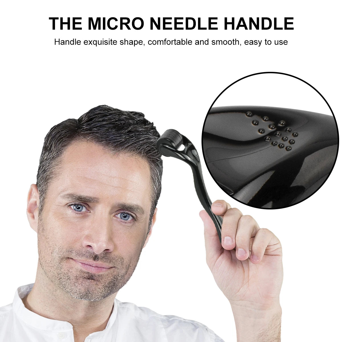 Micro Needle 540 Face Derma Roller For Hair Growth Professional