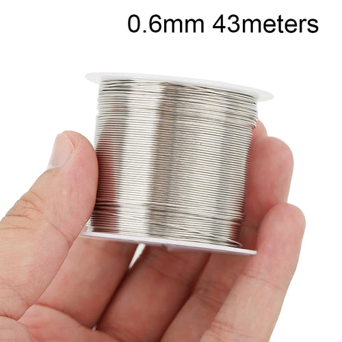 1roll Stainless Steel 0.2 0.3 0.4 0.5 0.6 mm Beading Wire Line Thread