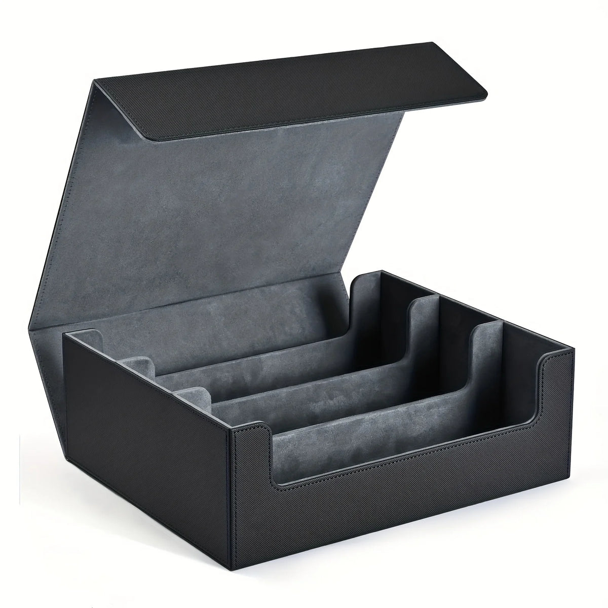 Trading Card Storage Box, Can Hold 1800+ Single Decks, Magnetic