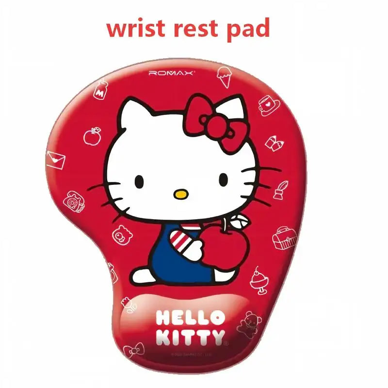 Ergonomic Wrist Rest Mouse Pad Cute Cartoon Silicone Cushion Non Slip