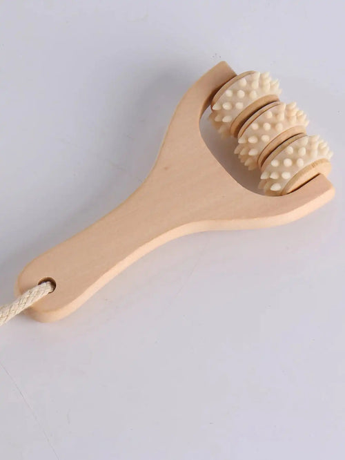 Wooden Roller Massager Therapy Body Massager Face Shoulder Neck Hand