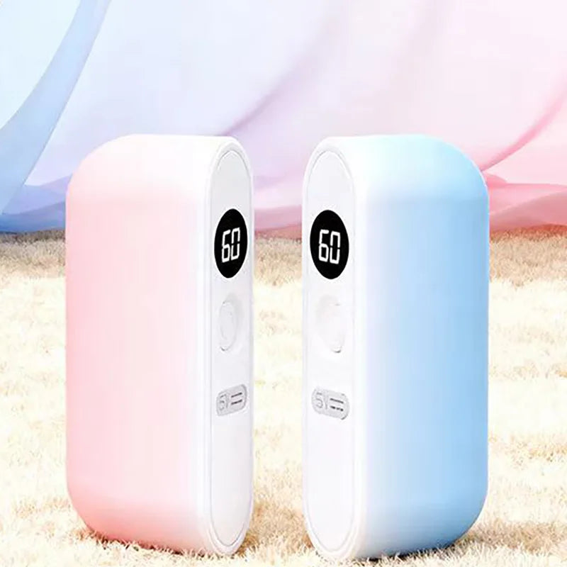 Split Style Hand warmer with Magnetic Suction and LCD Display for