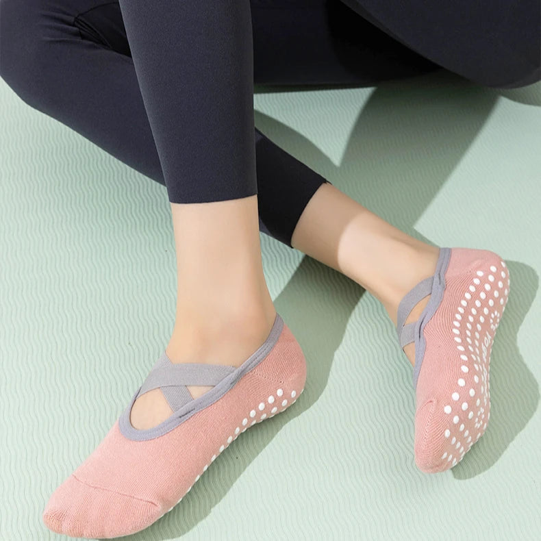 Professional Women Yoga Socks Silicone Anti-Slip Ballet
