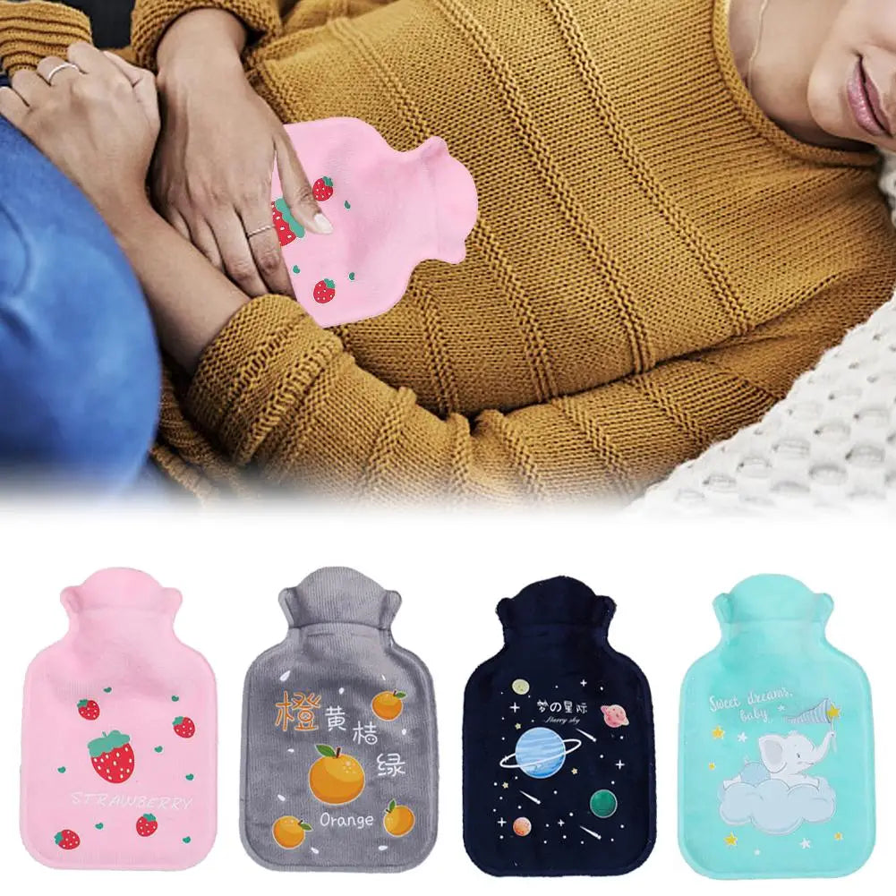 Strawberries Hand Warmer Hot Water Bag Heat Warm Plush Bottle Hot Warm
