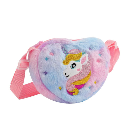 Fashion Sweet Unicorn Handbags For Girls Cute Kid Crossbody Shoulder