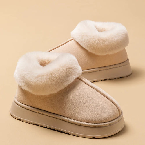 Men's Winter Slip-On Slippers Thick Memory Foam Sole, Ultra-Soft
