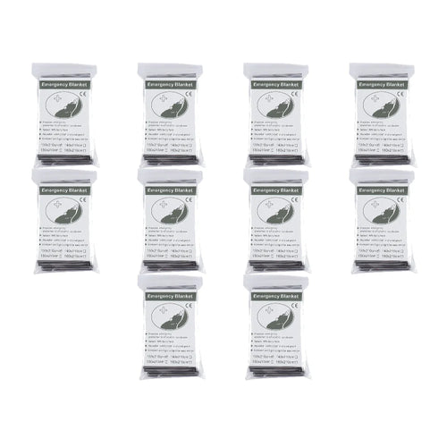 1-10PCS Emergency Blanket Outdoor Survive First Aid Military Rescue