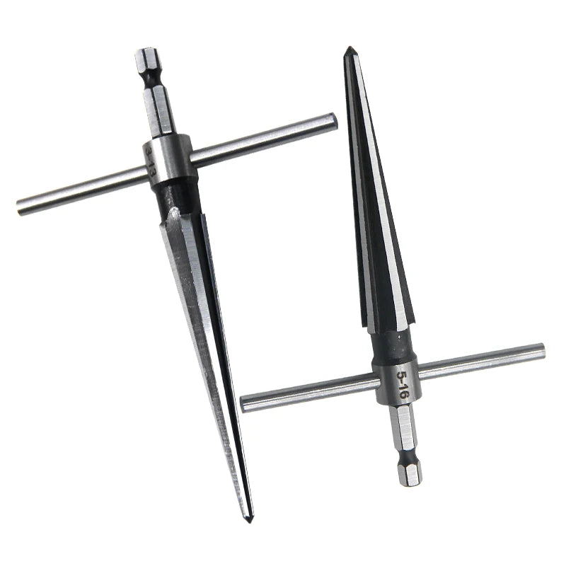 Woodwork Taper Reamer 3-13/5-16mm Wooden Board Electric Drill Hole