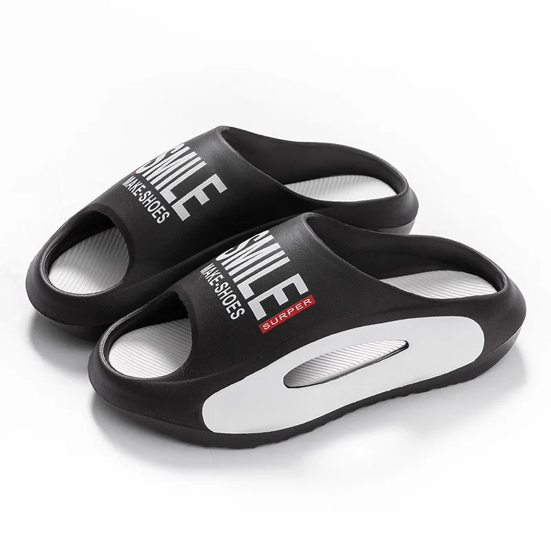 Men Leisure Slippers Women Summer House Shoes Soft EVA Anti-slip