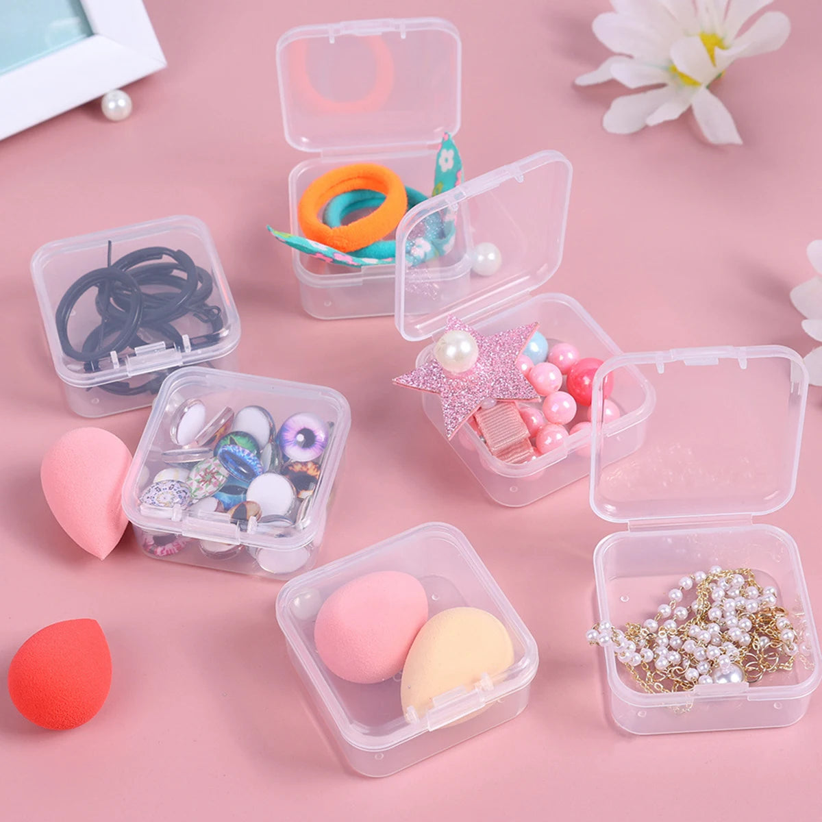 DIY Diamond Painting Embroidery Storage Box, Nail Art Jewelry