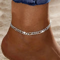 Hot Luxury 925 Sterling Silver Bracelets Anklet Y2K 4MM Chain