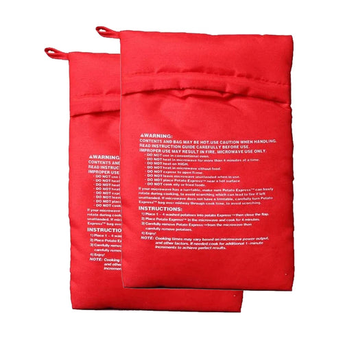 Microwave Potato Bag Reusable Express Microwave Potato Cooker Bag