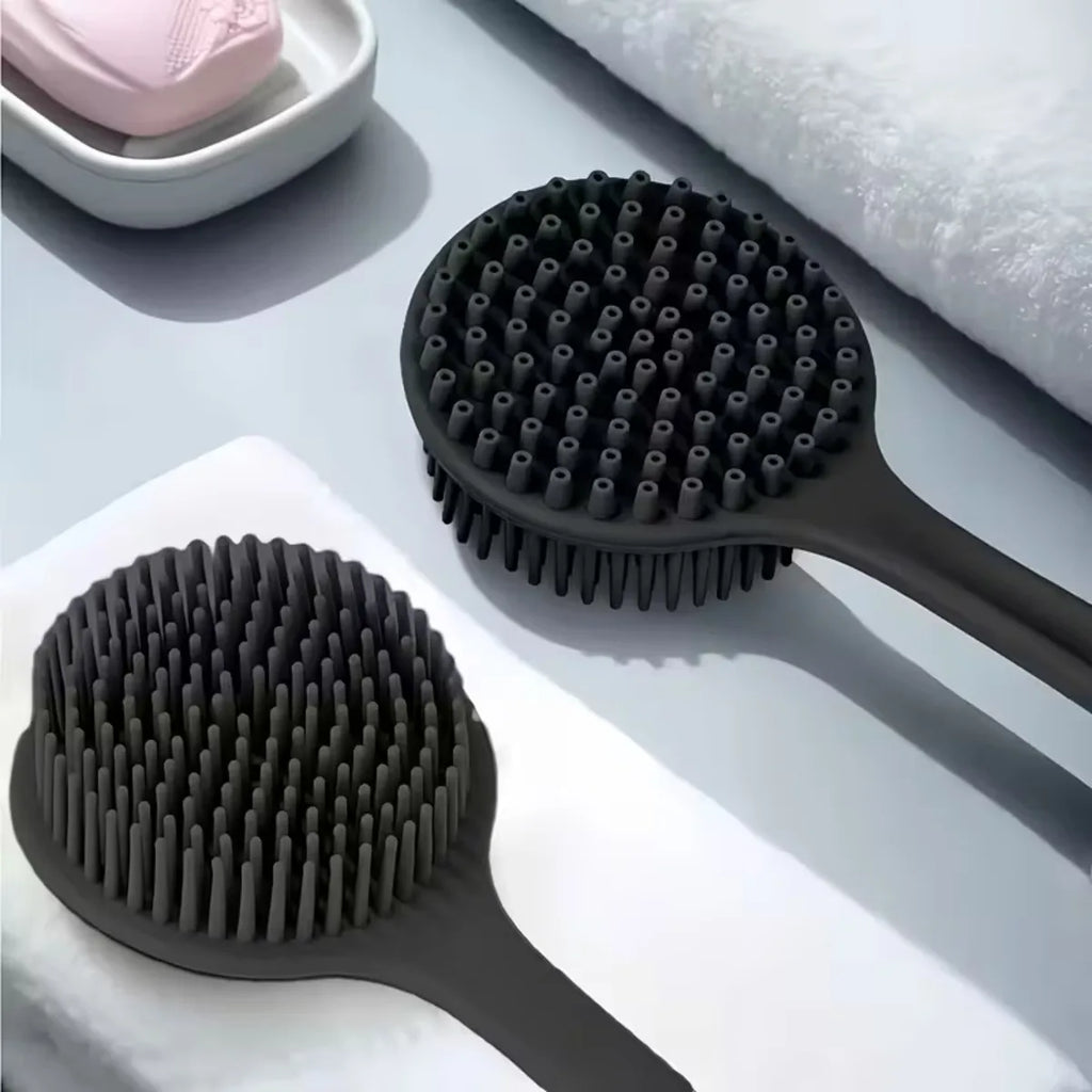 4PCS Set Silicone Body Scrubber Soft Exfoliating Brush for Face Gentle