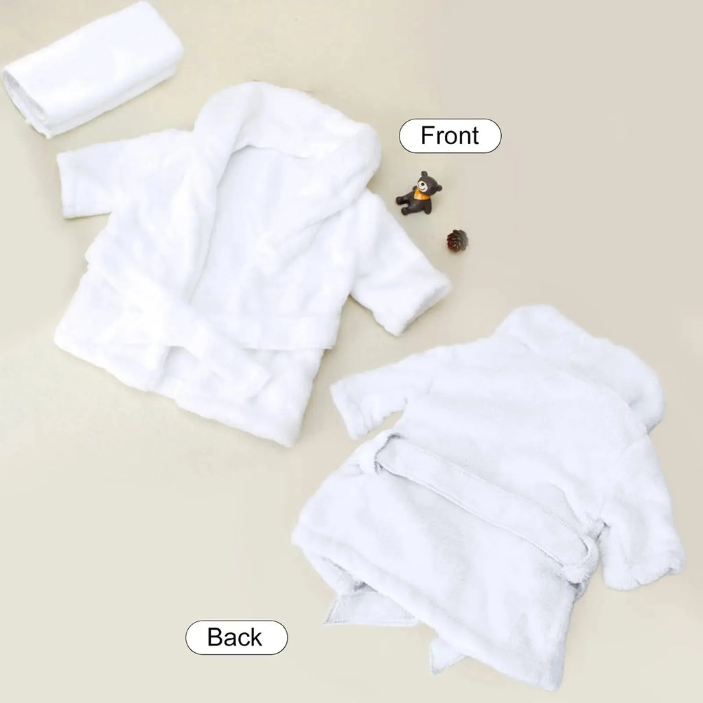 5PCS Newborn Photography Props Baby Girl Bathrobes Bath Towel Outfit