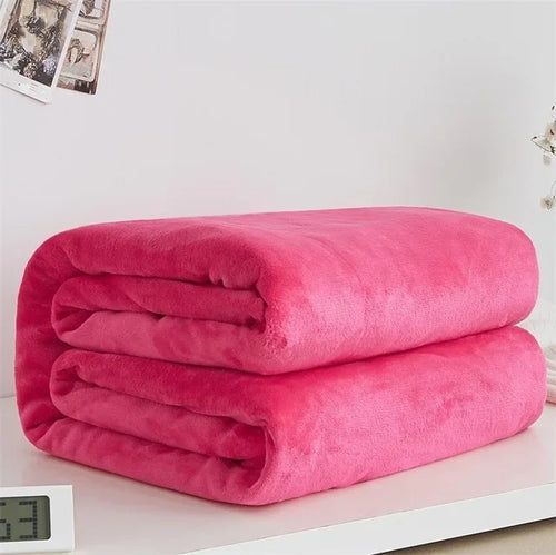 Soft and Warm Coral Velvet Winter Blanket Bed Cover Sofa